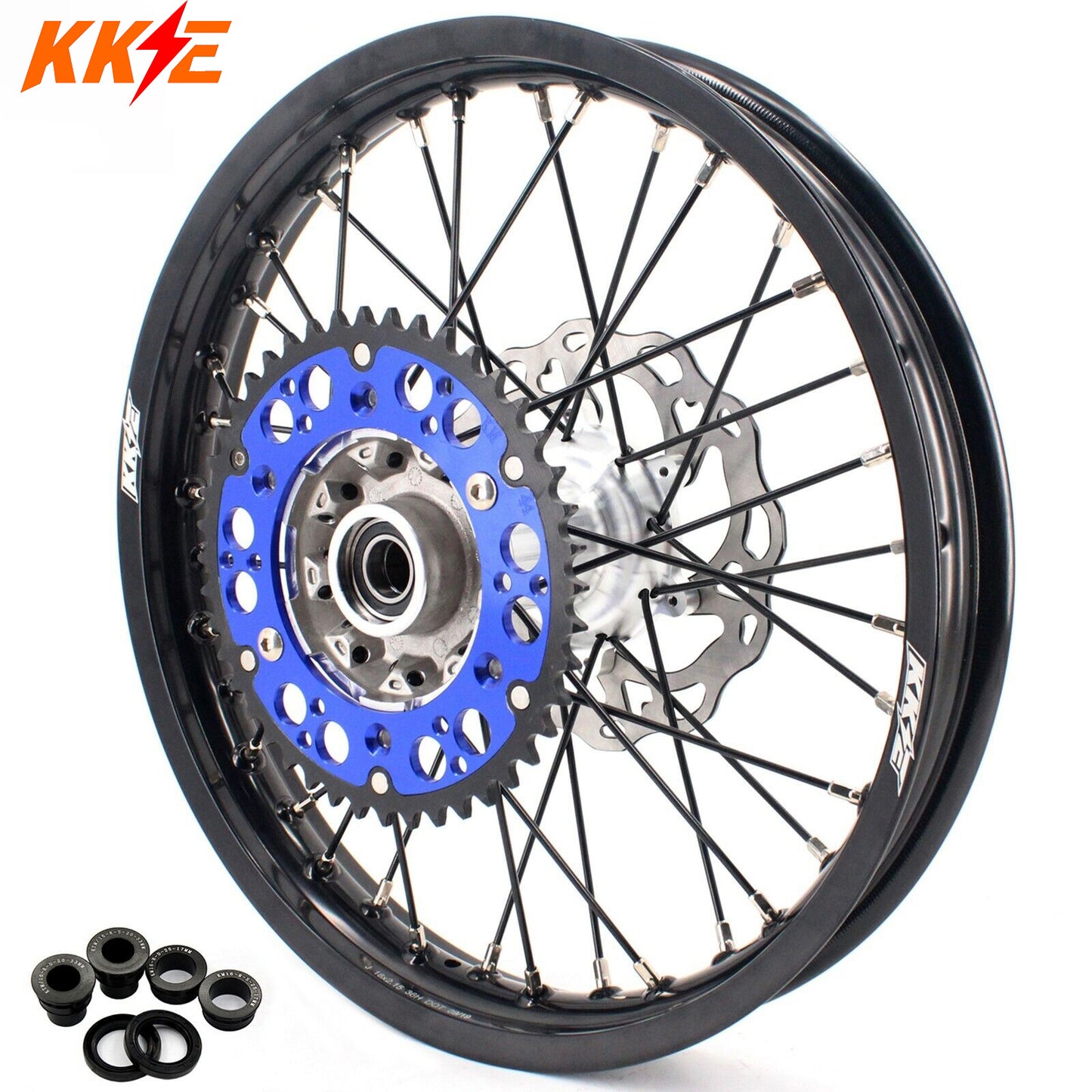 KKE 19×2.15 New Generation Cast Rear Wheel Rim For KTM SX SX-F XCW EXC EXC-F EXC-W 2003-2024