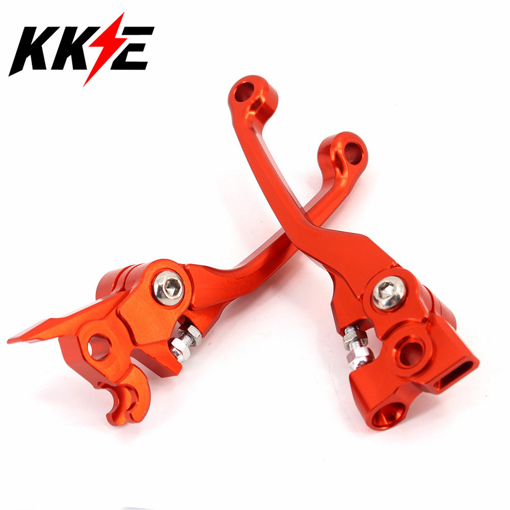 KKE Orange Brake Clutch Levers Fit KTM EXC 125-530CC 4 Stroke 2007-2013