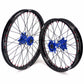 KKE Factory Stock KKE 21" & 18" E-Bike Spoke Wheels Rims Fit SurRon Ultra Bee 2023-2024 Blue Hub & Red Nipples