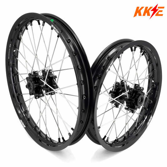 KKE Factory Stock KKE 1.6*19" & 1.85*16" Wheels Rims Fit Talaria Sting MX5 Electric Dirtbike Black