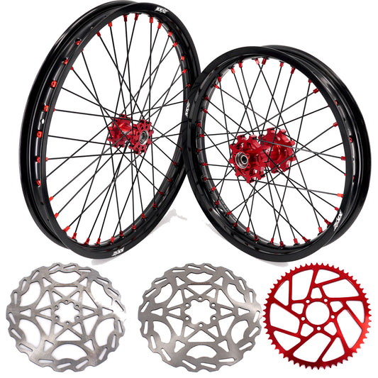 KKE 21inch 18inch E-Bike Wheels Rim Fit For Rawrr Mantis, Mantis X Black/Red