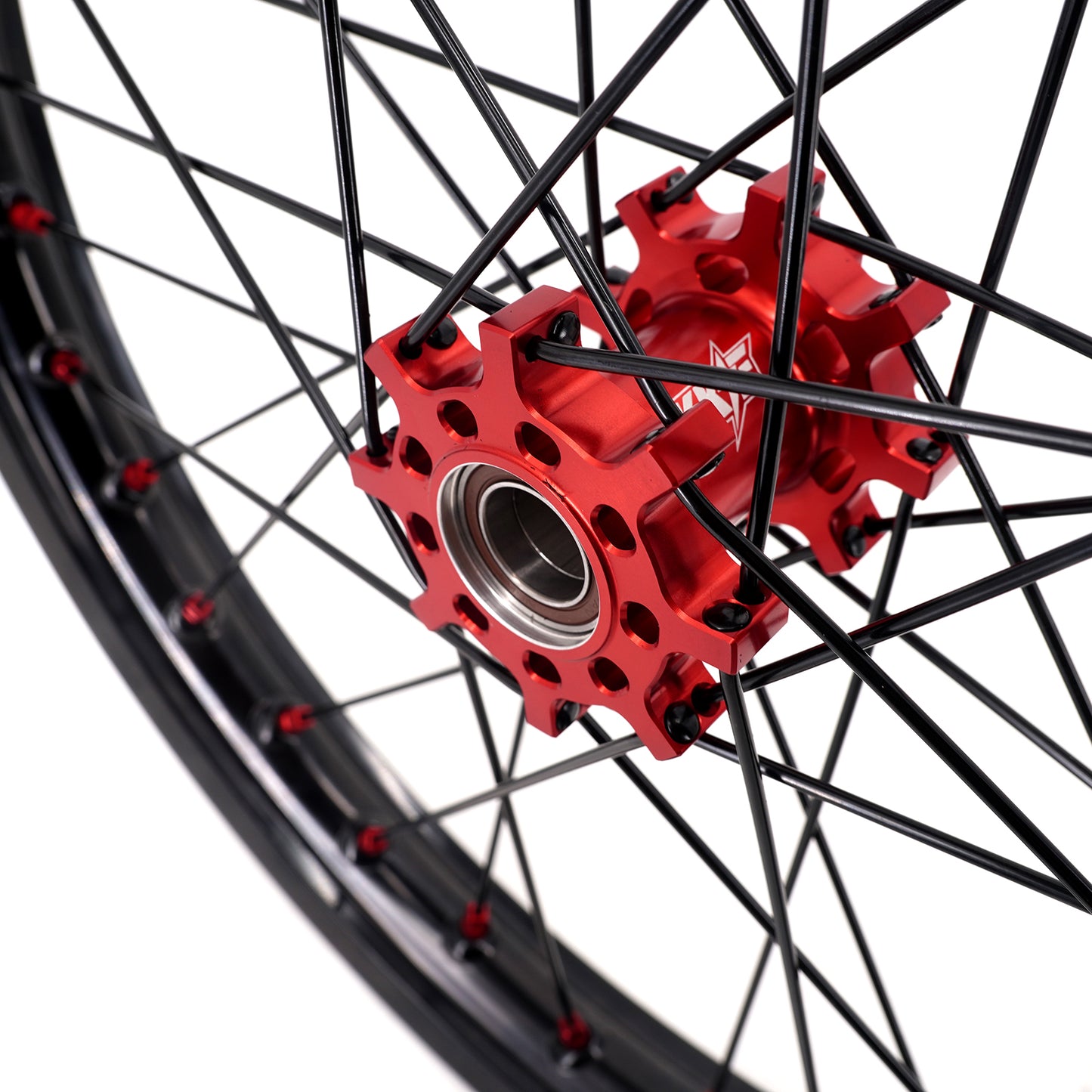 US Stock KKE 1.6*19" & 1.85*16" E-Moto Fit E-Ride PRO-SS 2024 E-Dirtbike Spoke Wheels Rims Red
