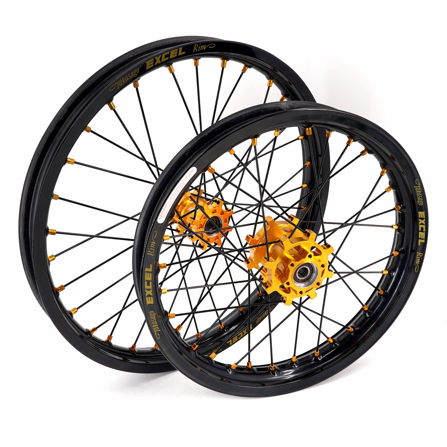 US Stock KKE 1.6*19" & 1.85*16" E-Moto Wheels Takasago EXCEL Rims For SurRon Light Bee-X 2019-2024 Gold&Black