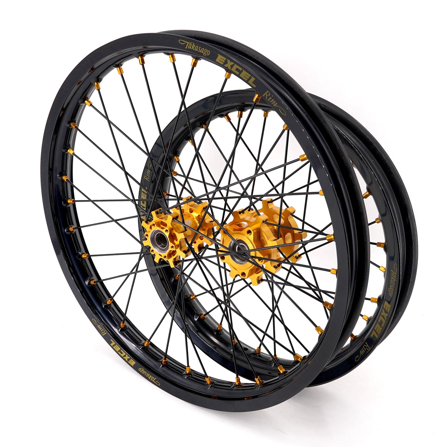 US Stock KKE 1.6*19" & 1.85*16" E-Moto Wheels Takasago EXCEL Rims For E-Ride Pro-ss 2024 Gold&Black