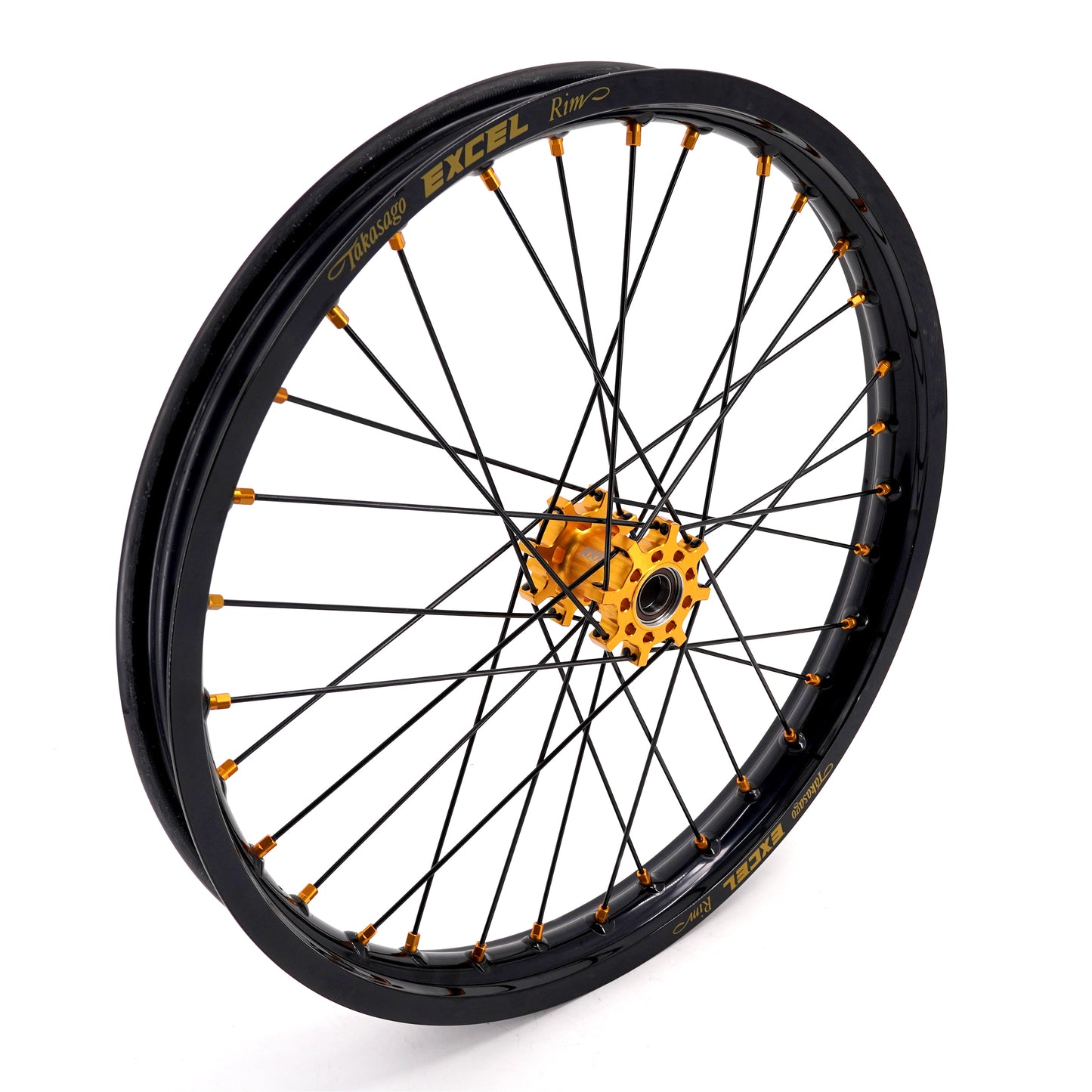 US Stock KKE 1.6*19" & 1.85*16" E-Moto Wheels Takasago EXCEL Rims For E-Ride Pro-ss 2024 Gold&Black