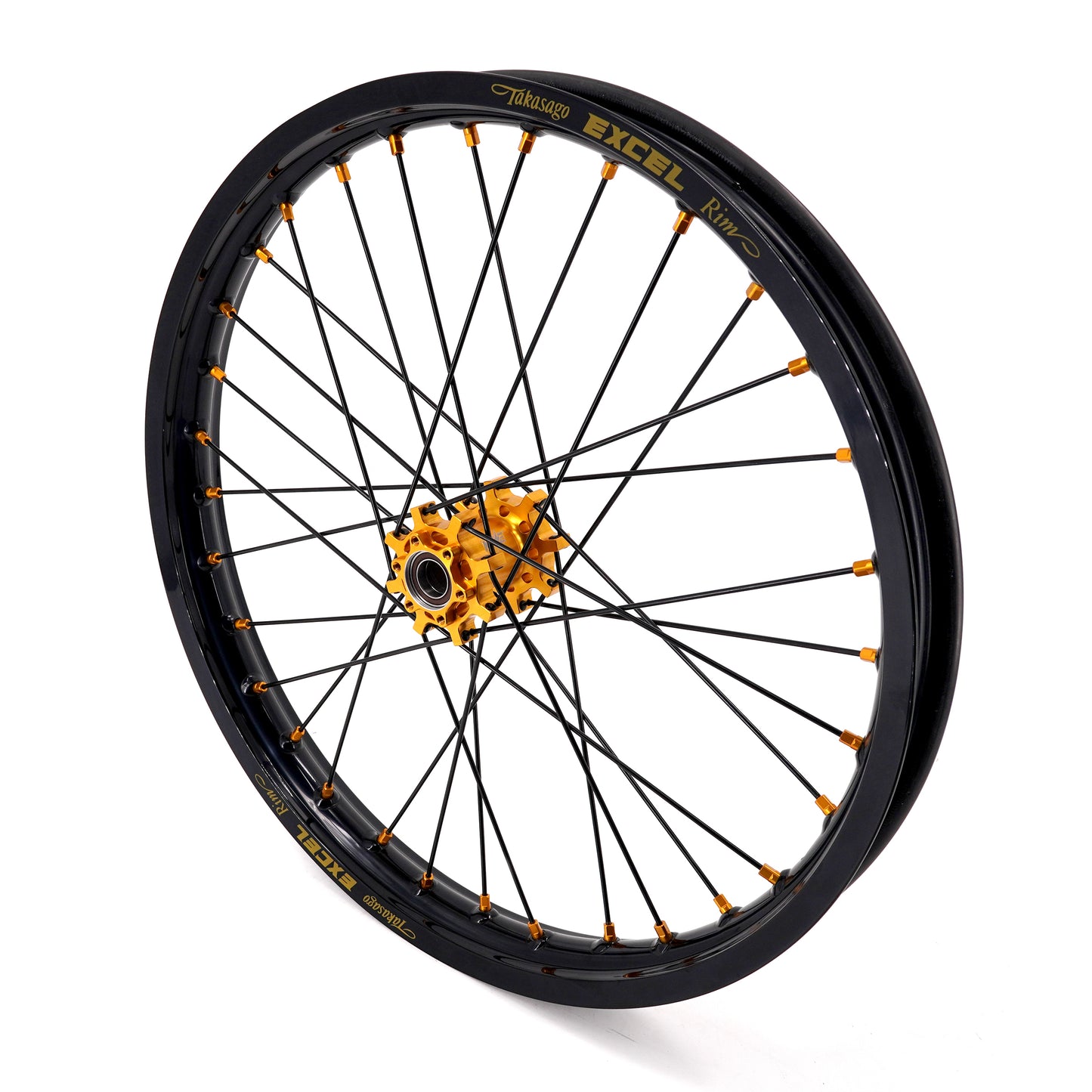 US Stock KKE 1.6*19" & 1.85*16" E-Moto Wheels Takasago EXCEL Rims For E-Ride Pro-ss 2024 Gold&Black