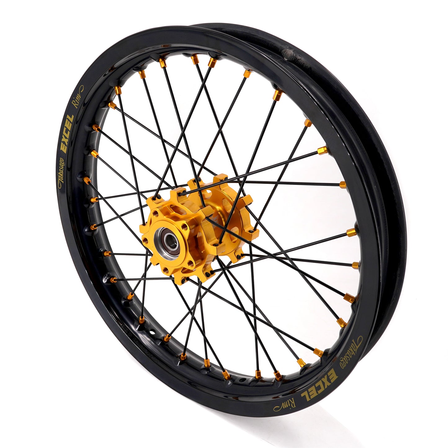 US Stock KKE 1.6*19" & 1.85*16" E-Moto Wheels Takasago EXCEL Rims For E-Ride Pro-ss 2024 Gold&Black