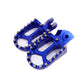 KKE CNC Black & Blue Footpegs Billet Foot Rest Fit For Talaria Sting MX3 / MX4