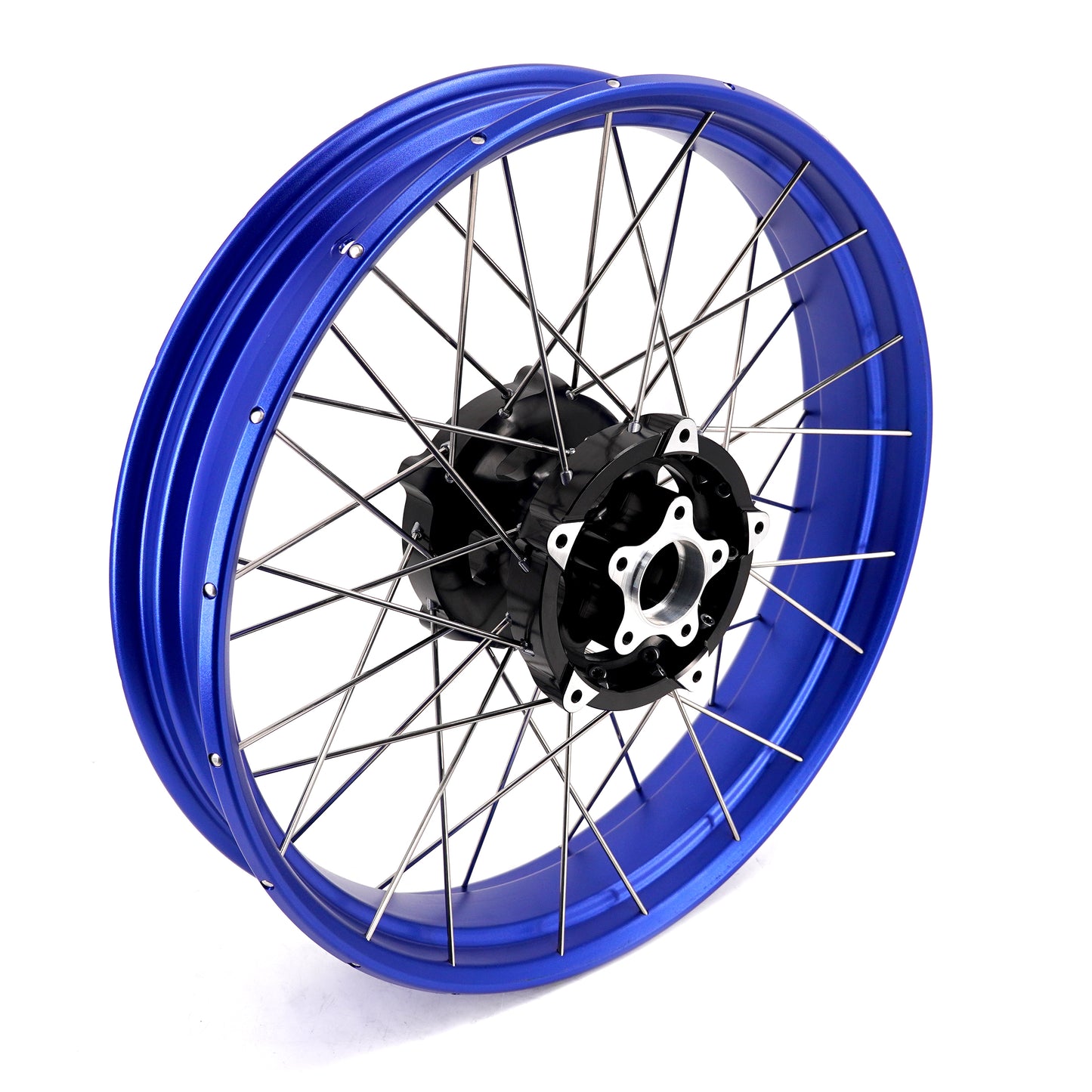 KKE 3.5*19'' & 5.0*18'' Tubeless Wheels Fit Harley Street Glide/CVO 2024 Blue Rims