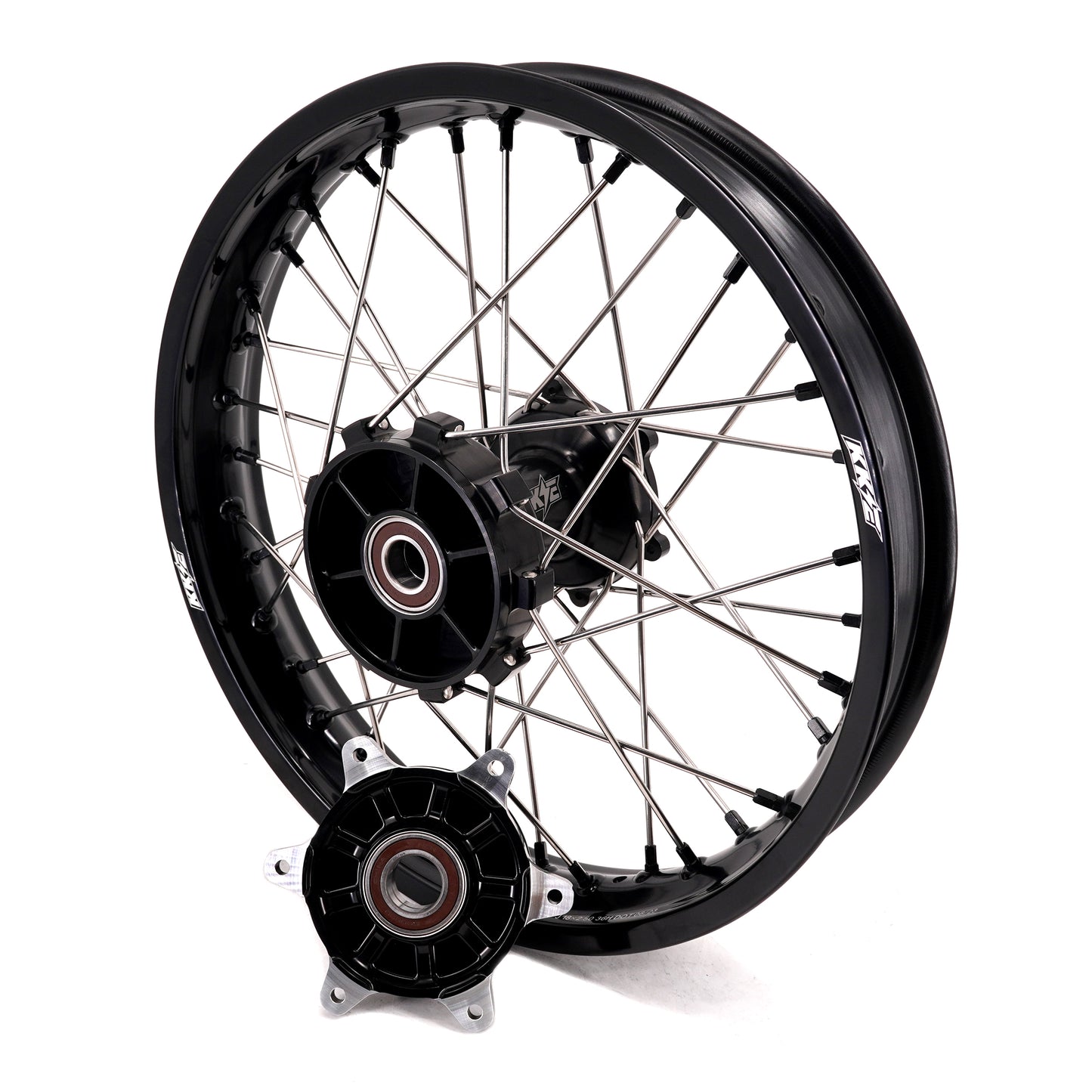 KKE 1.85-21" & 2.5-18" Motorcycle Tubed Spoke Wheels Rims Fit KTM790 Adventure R 2019-2023