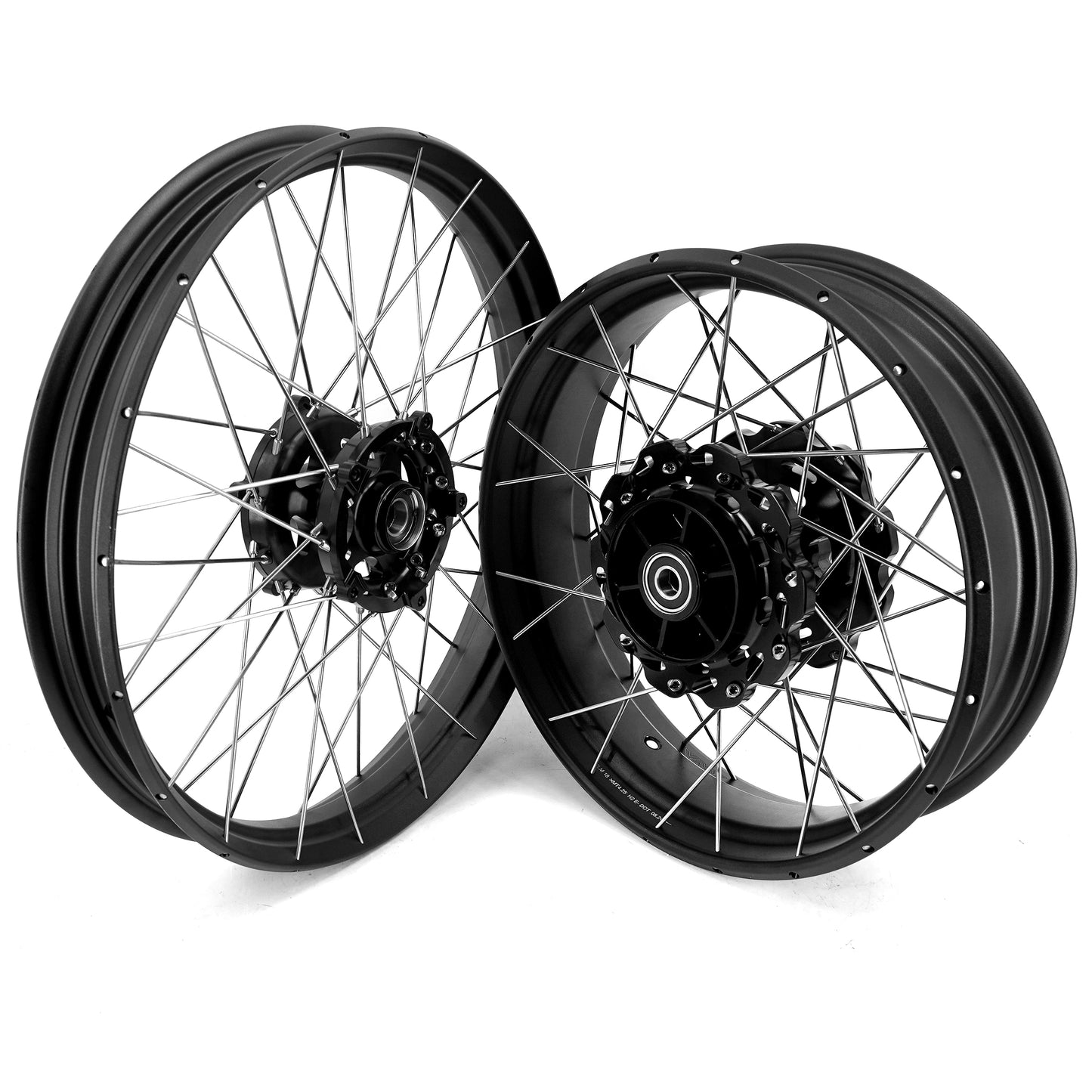 VMX-Racing 21" 18" Tubeless Wheels Fit Yamaha Tenere 700 2019-2024 Spoke Rims