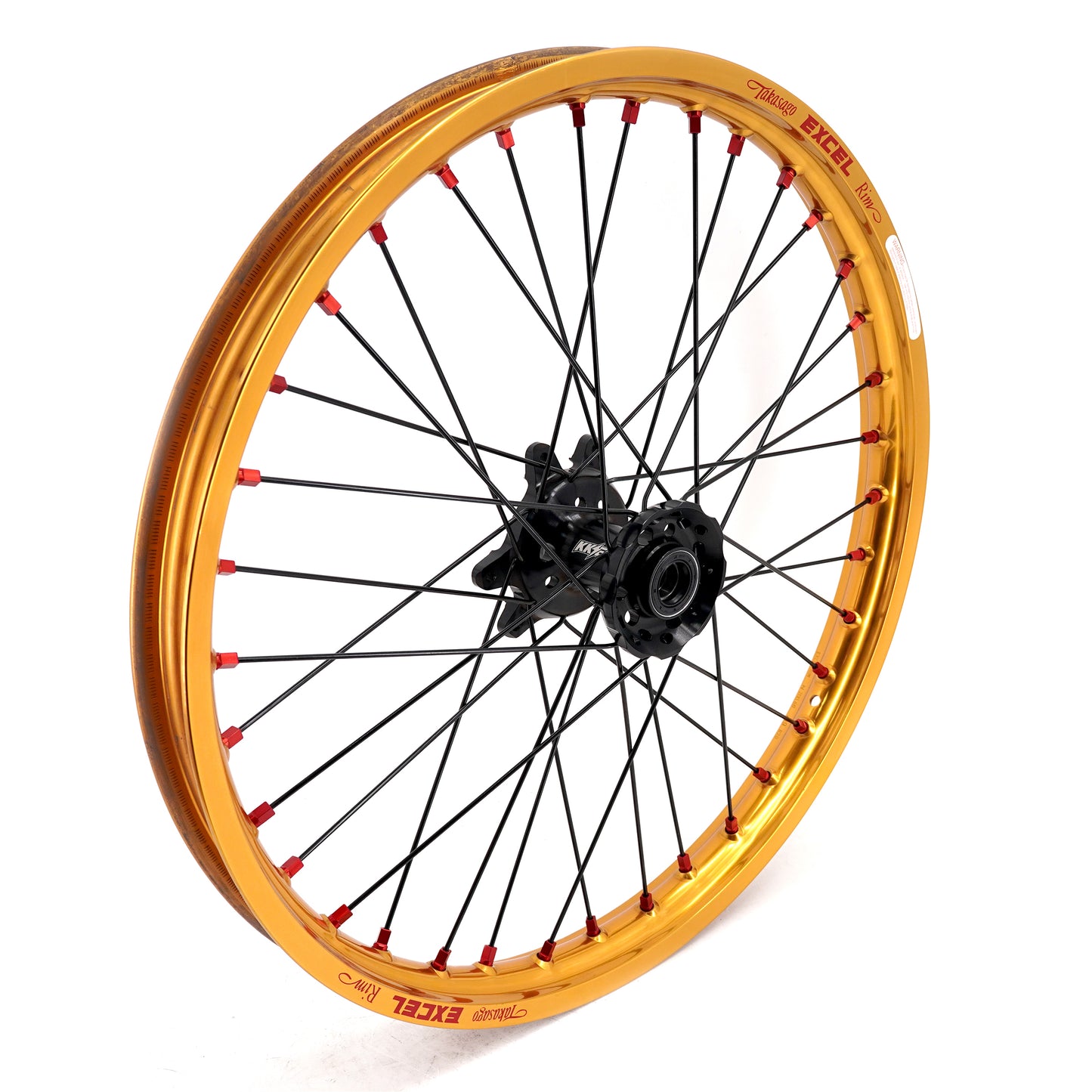 US Stock KKE 21" & 18" Electric Dirtbike Wheels Takasago EXCEL Rims Fit SurRon Ultra Bee 2023-2024 Black&Gold