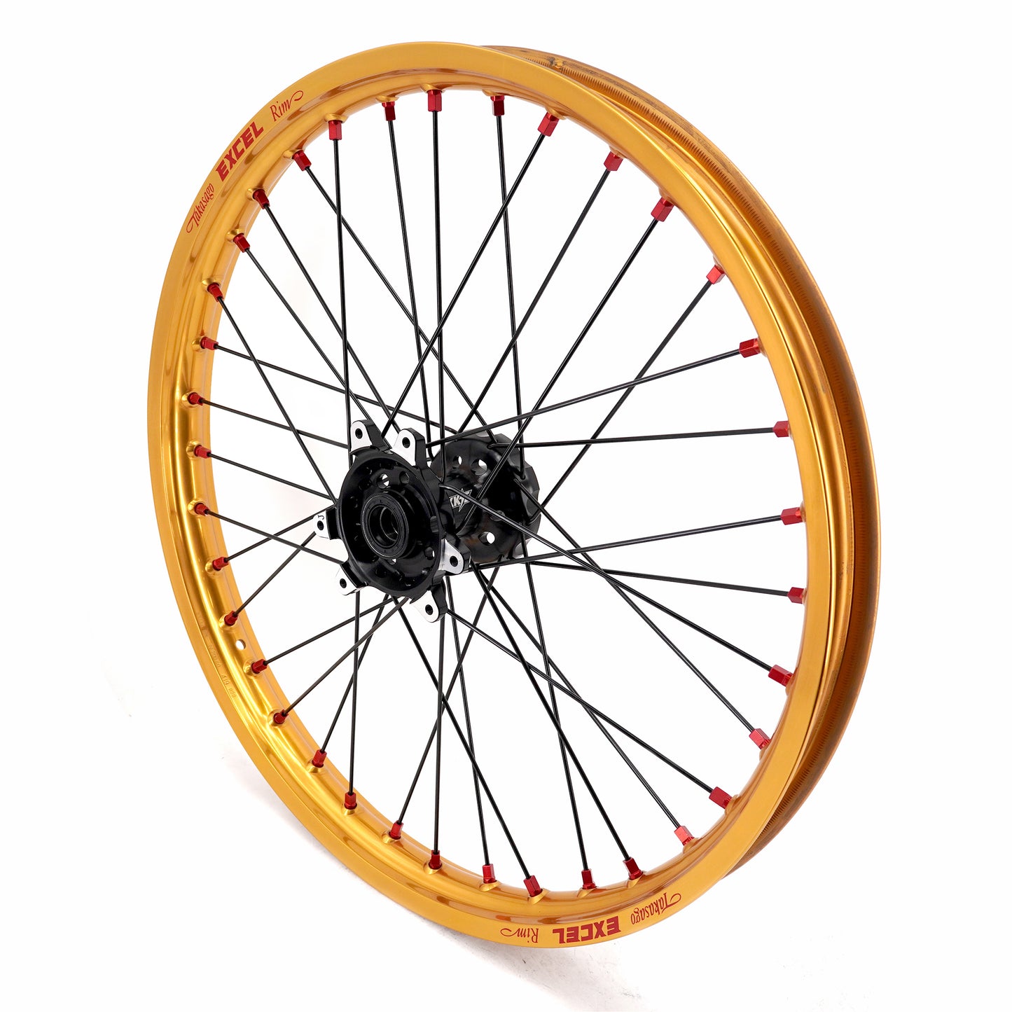 US Stock KKE 21" & 18" Electric Dirtbike Wheels Takasago EXCEL Rims Fit SurRon Ultra Bee 2023-2024 Black&Gold