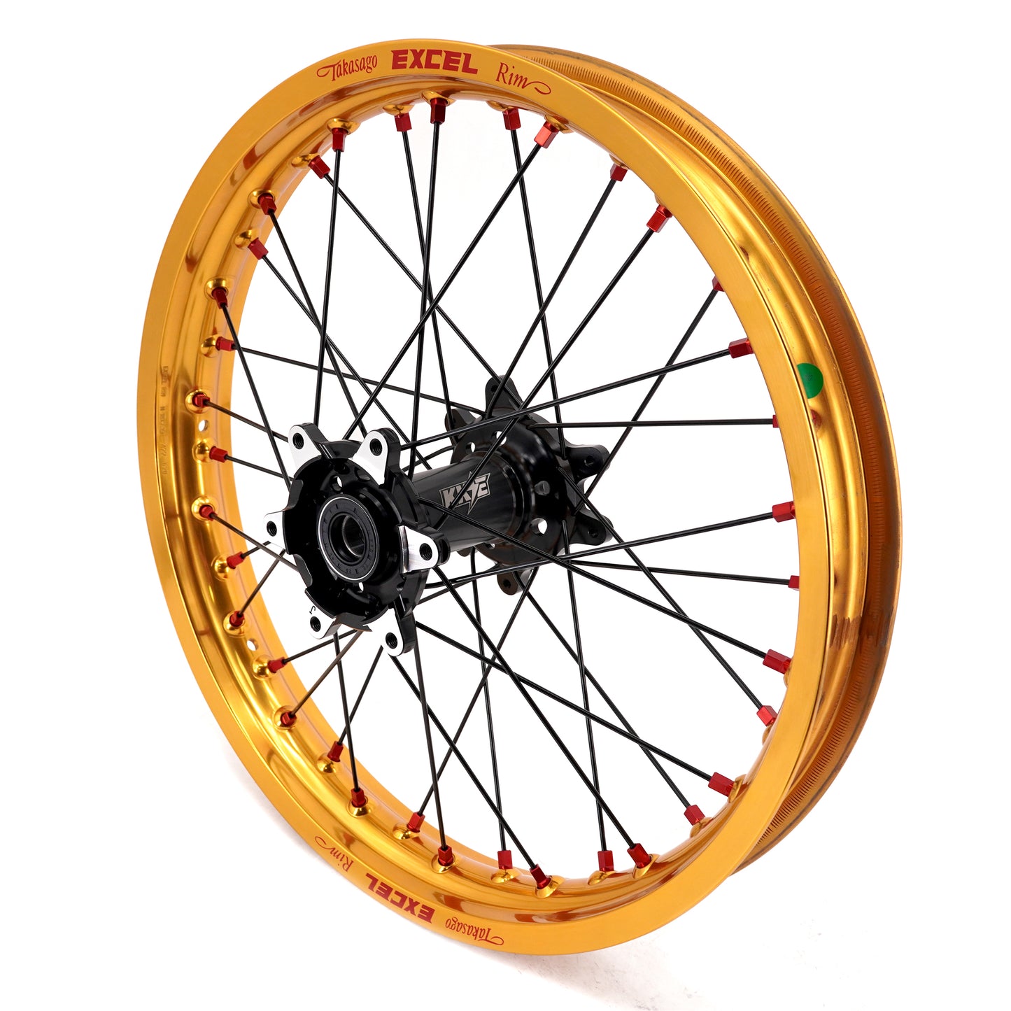 US Stock KKE 21" & 18" Electric Dirtbike Wheels Takasago EXCEL Rims Fit SurRon Ultra Bee 2023-2024 Black&Gold