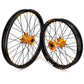 US Stock KKE 21" & 18" Electric Dirtbike Wheels Takasago EXCEL Rims Fit SurRon Ultra Bee 2023-2024 Gold Nipples