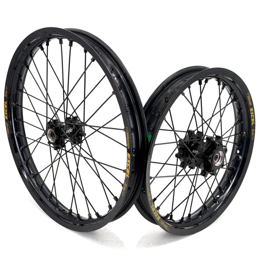 US KKE 1.6*19" & 1.85*16" E-Moto Wheels Excel Takasago Rims For E-Ride Pro-ss 2024 Black