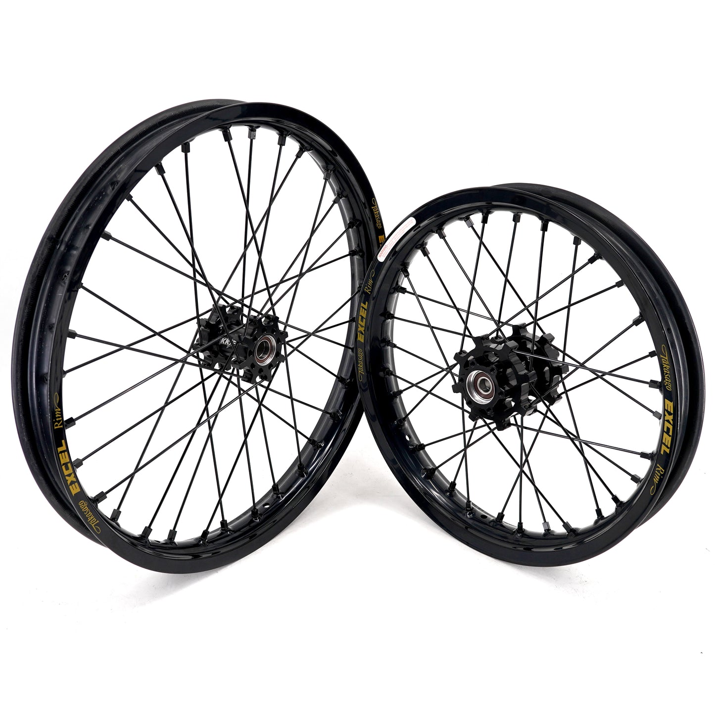 US KKE 1.6*19" & 1.85*16" E-Moto Wheels Excel Takasago Rims For E-Ride Pro-ss 2024 Black