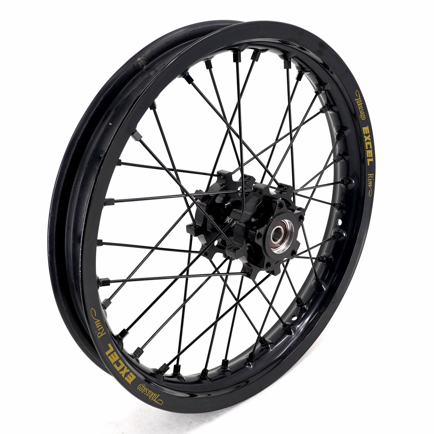 US KKE 1.6*19" & 1.85*16" E-Moto Wheels Excel Takasago Rims For E-Ride Pro-ss 2024 Black