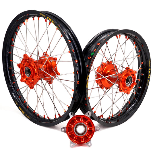 KKE 1.85-21" & 2.5-18" Motorcycle Tubed Spoke Wheels With Takasago EXCEL Rims Fit KTM790 Adventure R 2019-2023