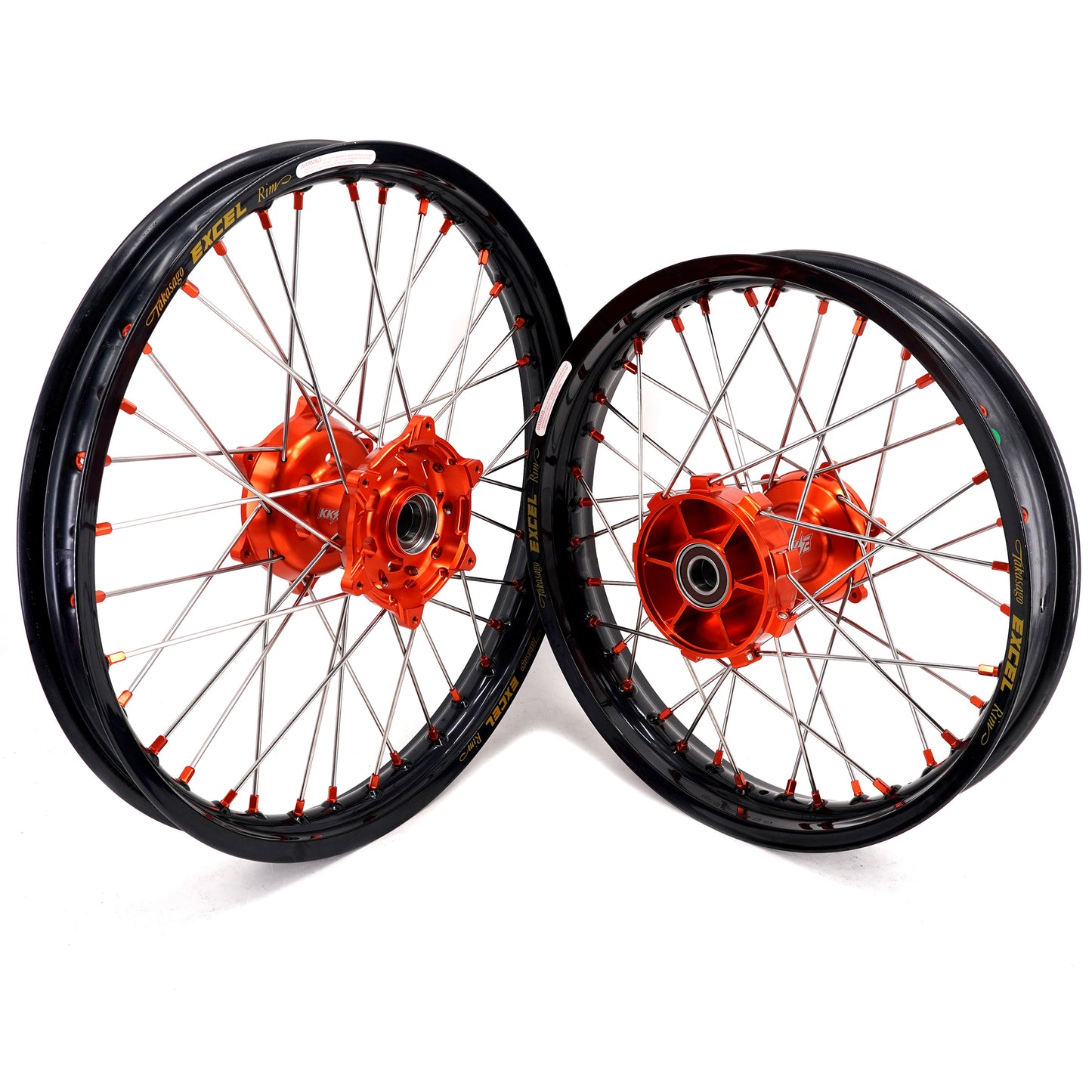 KKE 1.85-21" & 2.5-18" Motorcycle Tubed Spoke Wheels With Takasago EXCEL Rims Fit KTM790 Adventure R 2019-2023