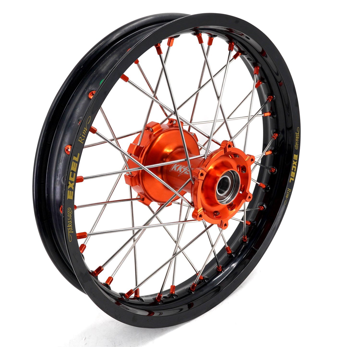 KKE 1.85-21" & 2.5-18" Motorcycle Tubed Spoke Wheels With Takasago EXCEL Rims Fit KTM790 Adventure R 2019-2023