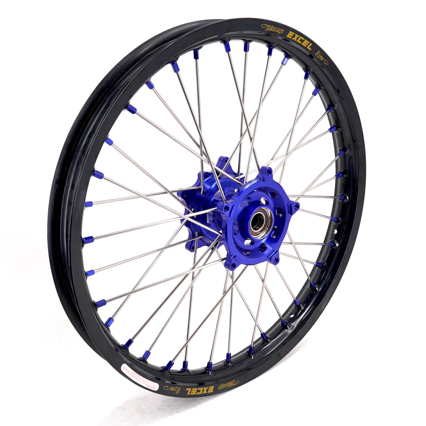 KKE 1.85*21 & 2.5*18 Motorcycle Tubed Spoke Wheels With Takasago EXCEL Rims Fit Yamaha Tenere 700 2019-2024