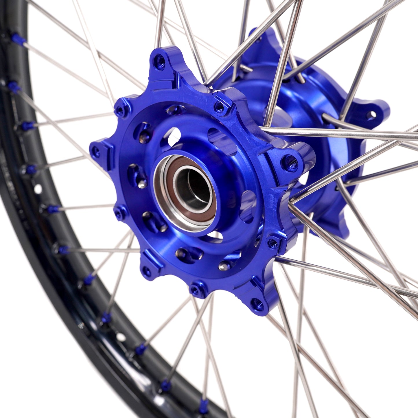 KKE 1.85*21 & 2.5*18 Motorcycle Tubed Spoke Wheels With Takasago EXCEL Rims Fit Yamaha Tenere 700 2019-2024