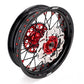 KKE 3.5 & 4.25 Supermoto Wheels for Honda XR400R XR600R Red Black