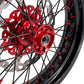 KKE 3.5 & 4.25 Supermoto Wheels for Honda XR400R XR600R Red Black