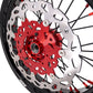 KKE 3.5 & 4.25 Supermoto Wheels for Honda XR400R XR600R Red Black