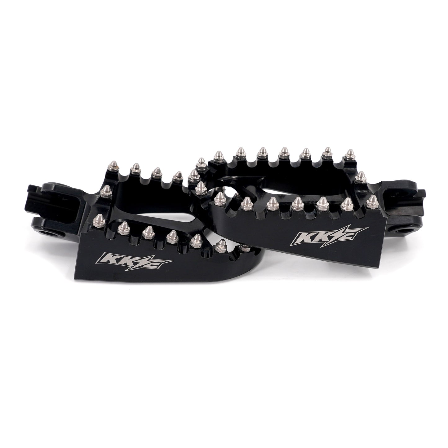 KKE Footpegs Billet Foot Rest For Rawrr Mantis, Mantis X, Red and Black