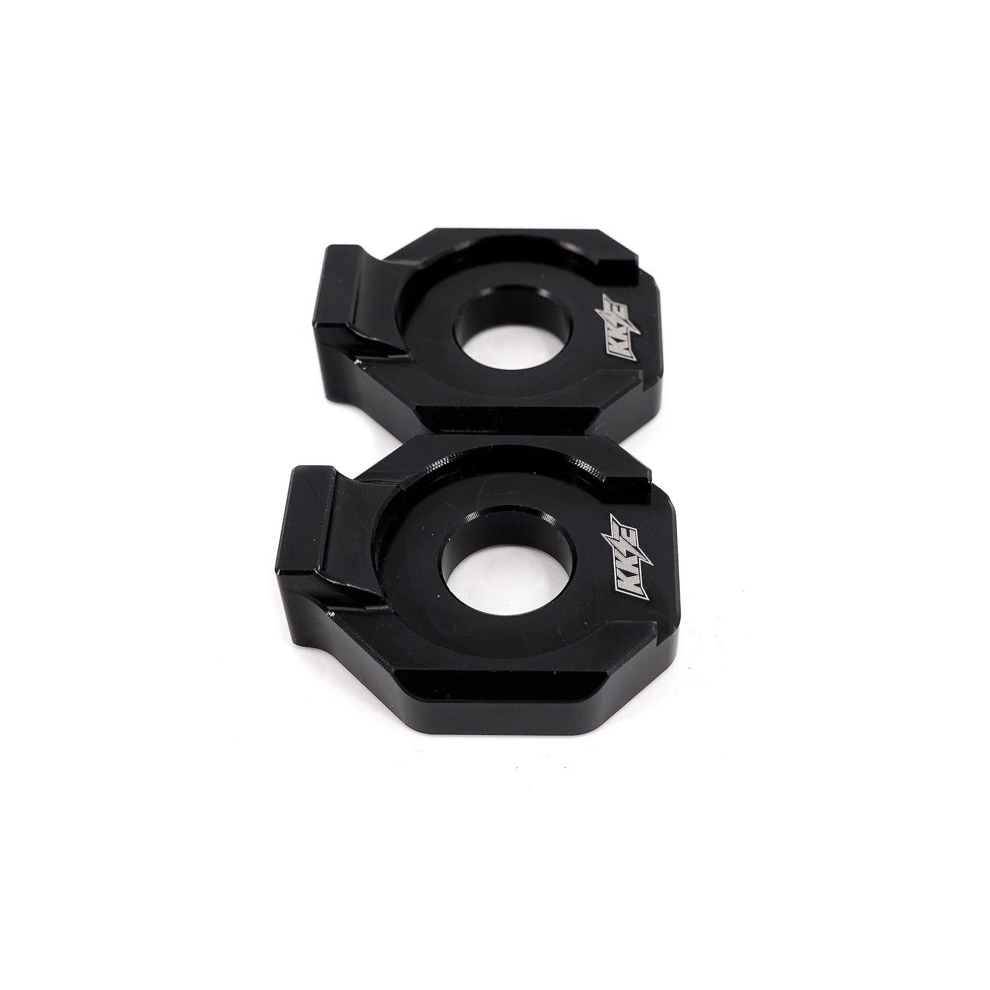 KKE Axle Chain Adjuster Blocks Fit Rawrr Mantis, Mantis X Black and Red