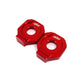 KKE Axle Chain Adjuster Blocks Fit Rawrr Mantis, Mantis X Black and Red