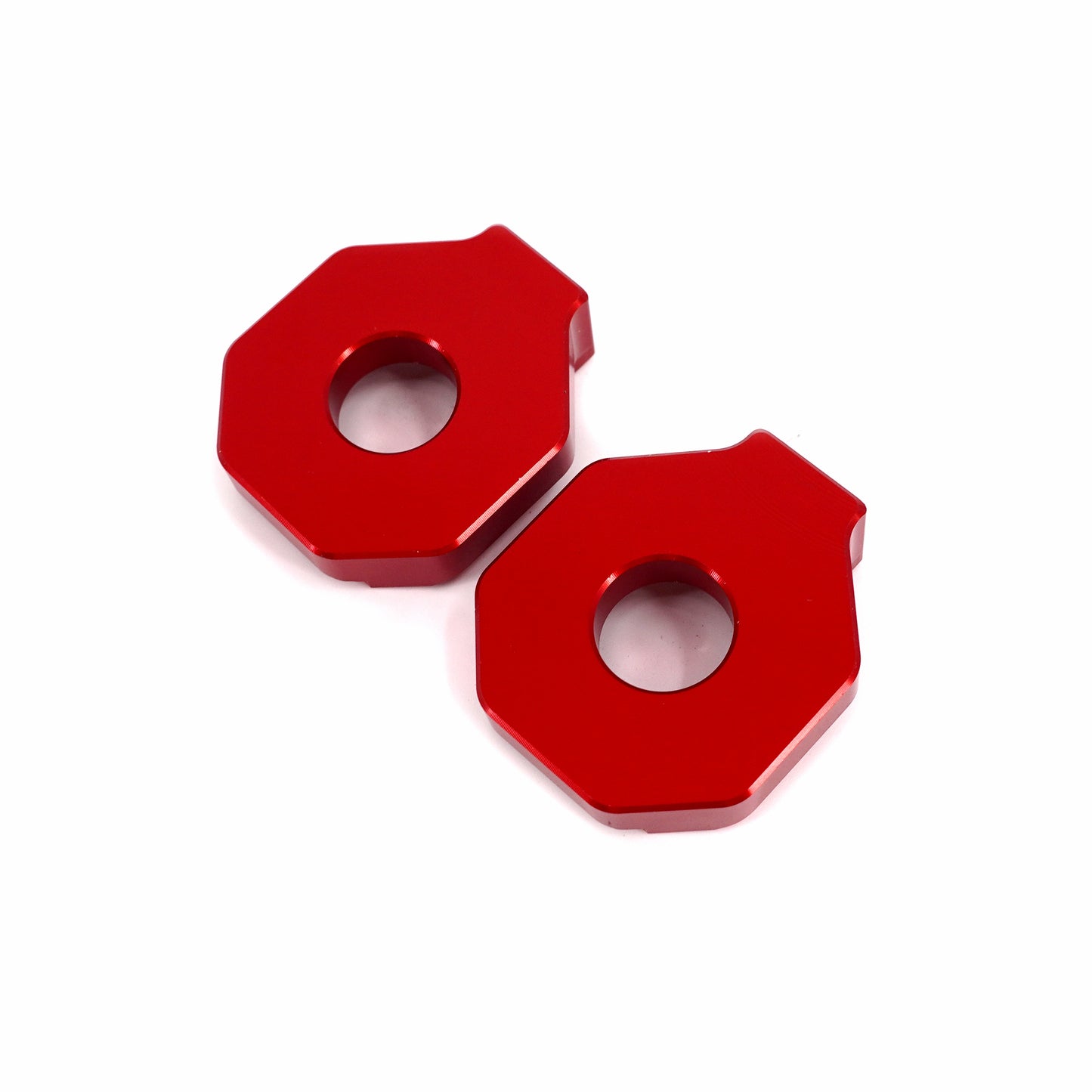 KKE Axle Chain Adjuster Blocks Fit Rawrr Mantis, Mantis X Black and Red