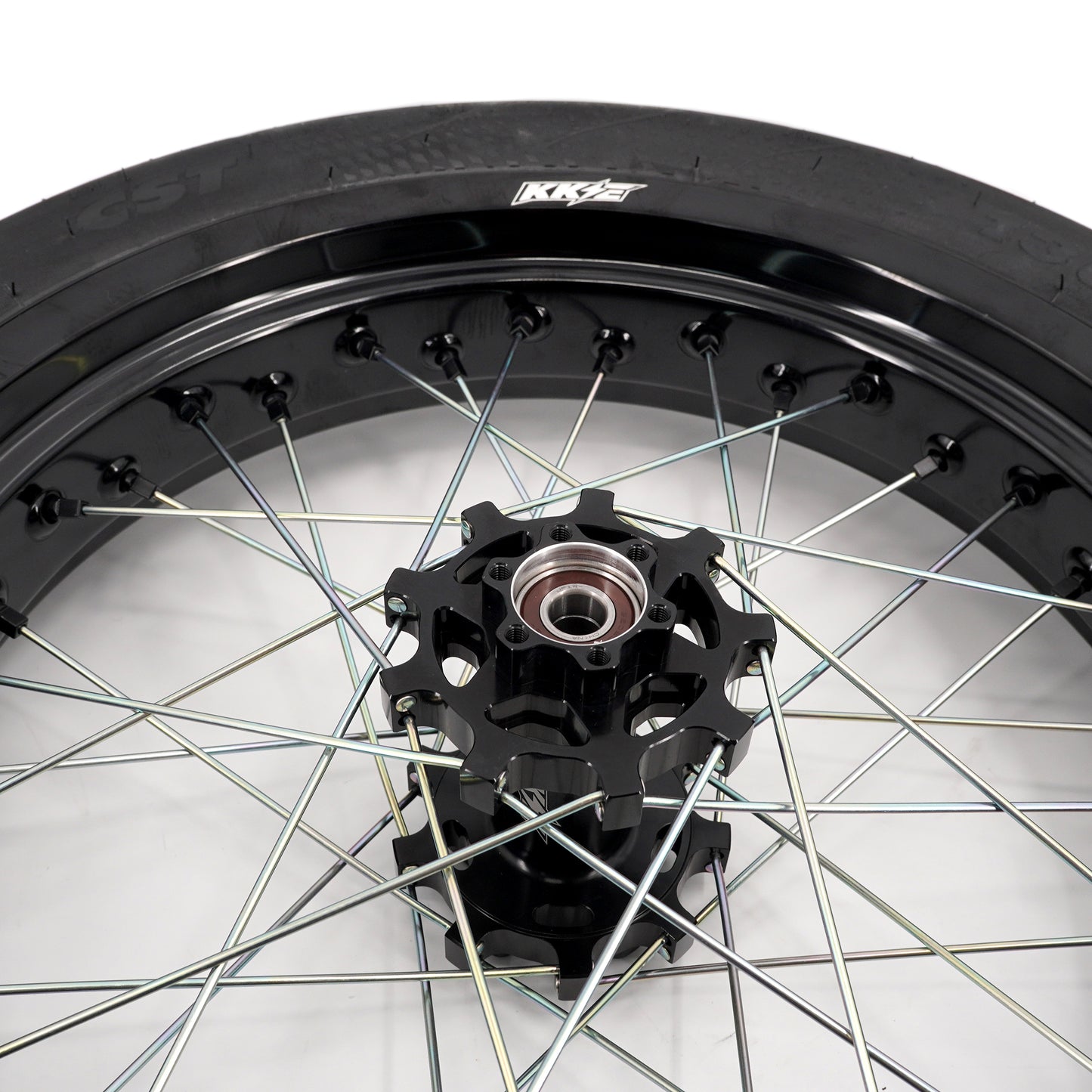 KKE 17inch E-Bike Supermoto Wheels Fit Rawrr Mantis, Mantis X Black (Collective)