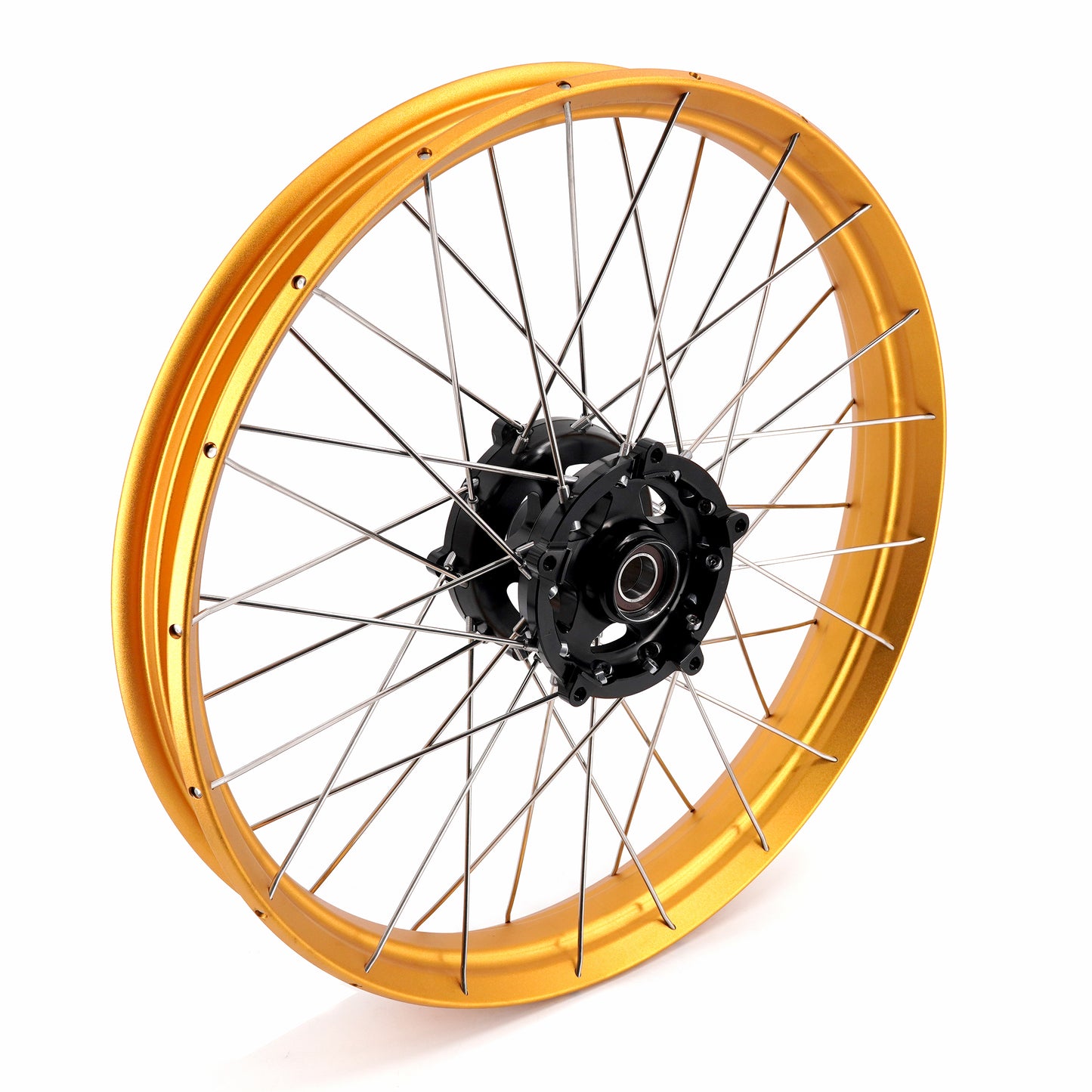 VMX-Racing 21" 18" Tubeless Wheels Fit Yamaha Tenere 700 2019-2024 Gold Rims