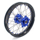 KKE 1.85*21 & 2.5*18 Motorcycle Tubed Spoke Rims Fit Yamaha Tenere 700 2019-2024 Blue