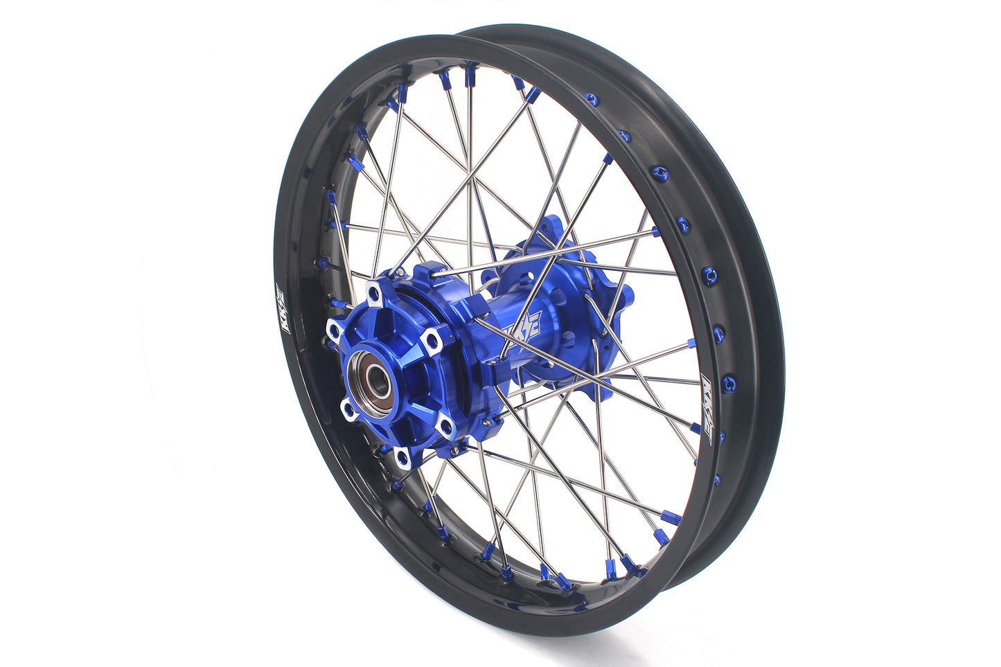 KKE 1.85*21 & 2.5*18 Motorcycle Tubed Spoke Rims Fit Yamaha Tenere 700 2019-2024 Blue