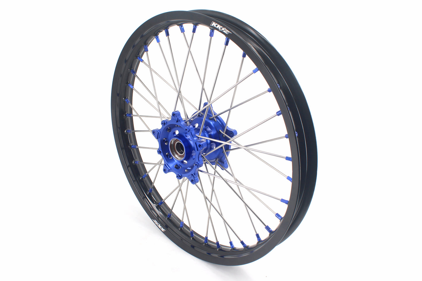 KKE 1.85*21 & 2.5*18 Motorcycle Tubed Spoke Rims Fit Yamaha Tenere 700 2019-2024 Blue