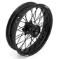 KKE 3.5/4.25 Supermoto Spked Wheels For SUZUKI DRZ400SM 2005-2024 All Black