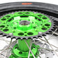 KKE 17inch KX450 KX450X KX250F 2020 KX450F 2019-2021 KX450 2019-2023 For KAWASAKI Supermoto Rims CST Tires Green