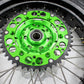 KKE 17inch KX450 KX450X KX250F 2020 KX450F 2019-2021 KX450 2019-2023 For KAWASAKI Supermoto Rims CST Tires Green