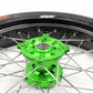 KKE 17inch KX450 KX450X KX250F 2020 KX450F 2019-2021 KX450 2019-2023 For KAWASAKI Supermoto Rims CST Tires Green