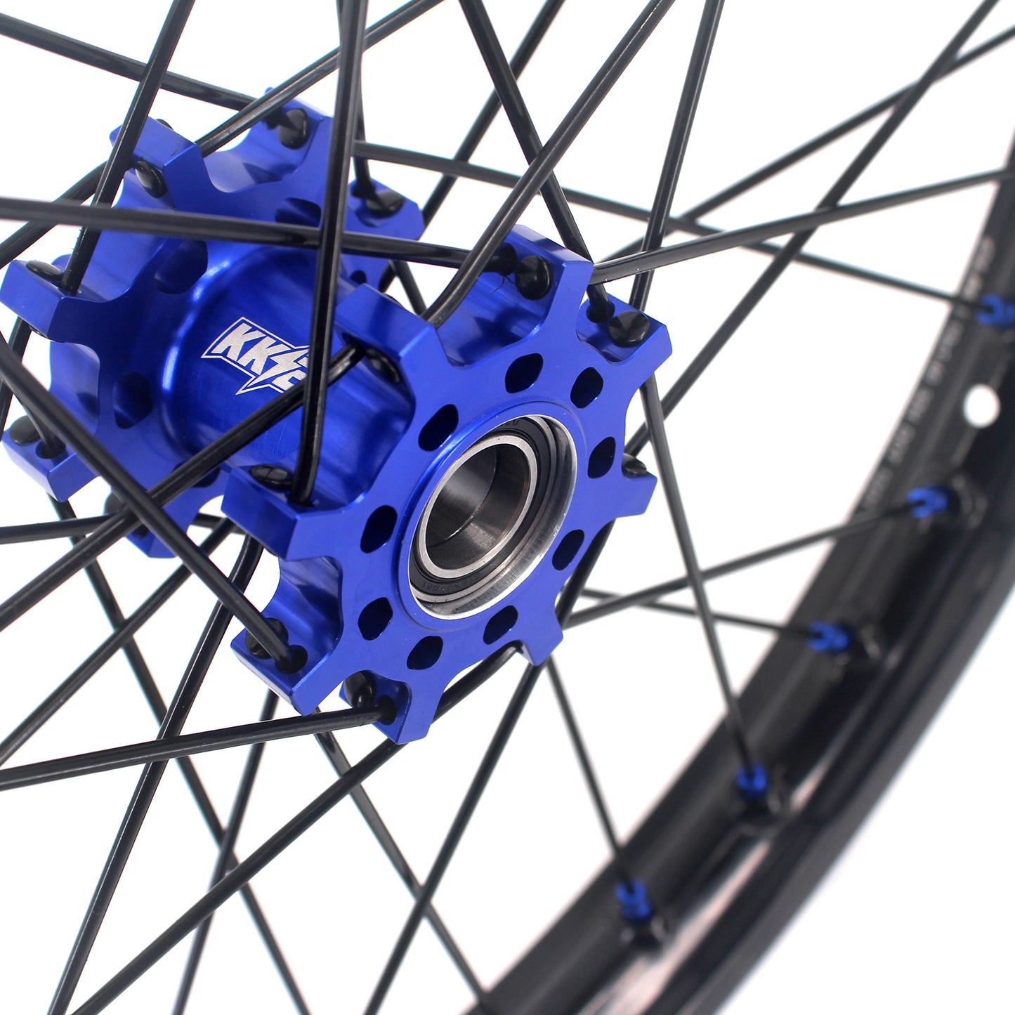 US Stock KKE 1.6*19" & 1.85*16" E-Moto Fit E-Ride PRO-SS 2024 Spoke Wheels Rims Blue