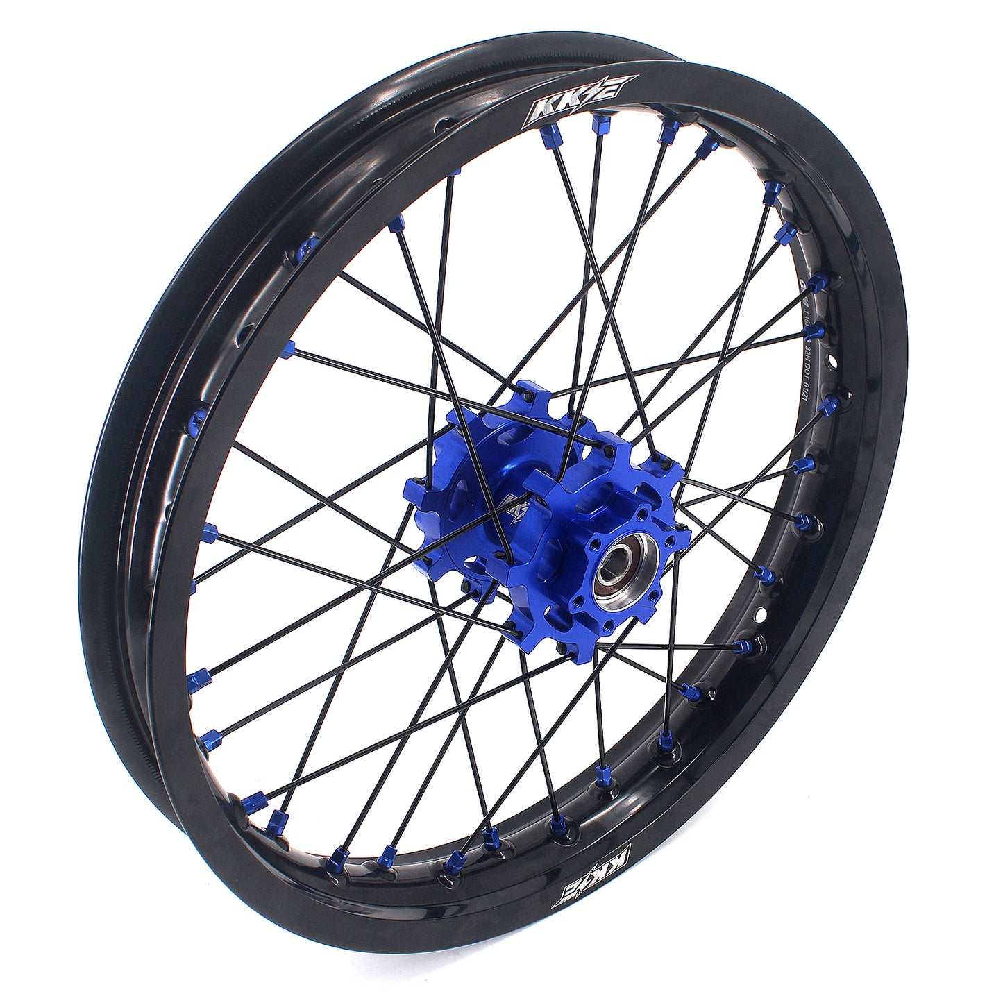 US Stock KKE 1.6*19" & 1.85*16" E-Moto Fit E-Ride PRO-SS 2024 Spoke Wheels Rims Blue