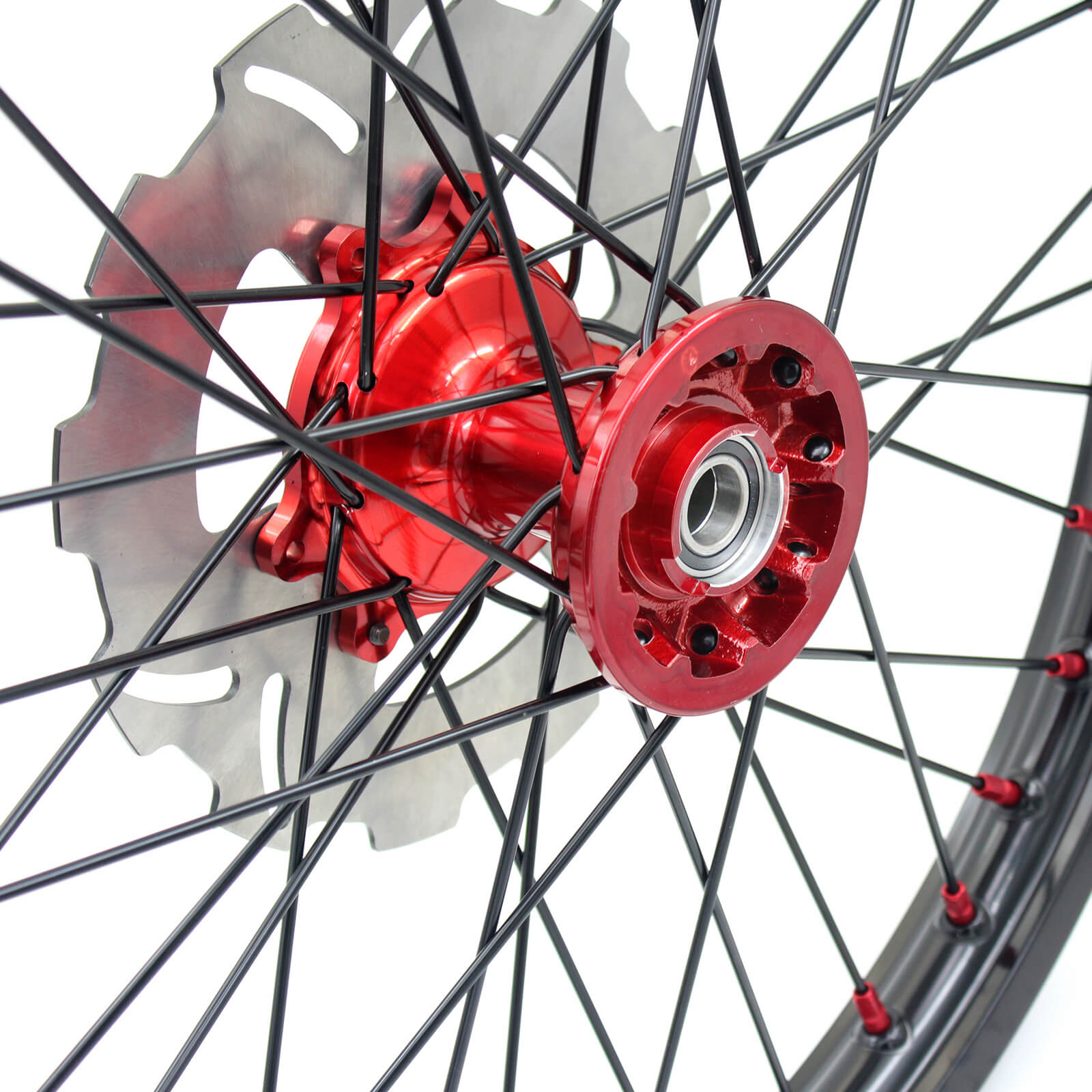 KKE 21 & 19 Casting Spoked MX Wheels Rims Set for Honda CR125R