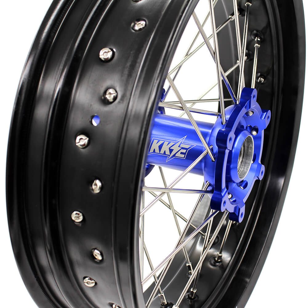 KKE 3.5/4.25 Supermoto Street Wheels Set For SUZUKI DRZ400 DRZ400E DRZ400S