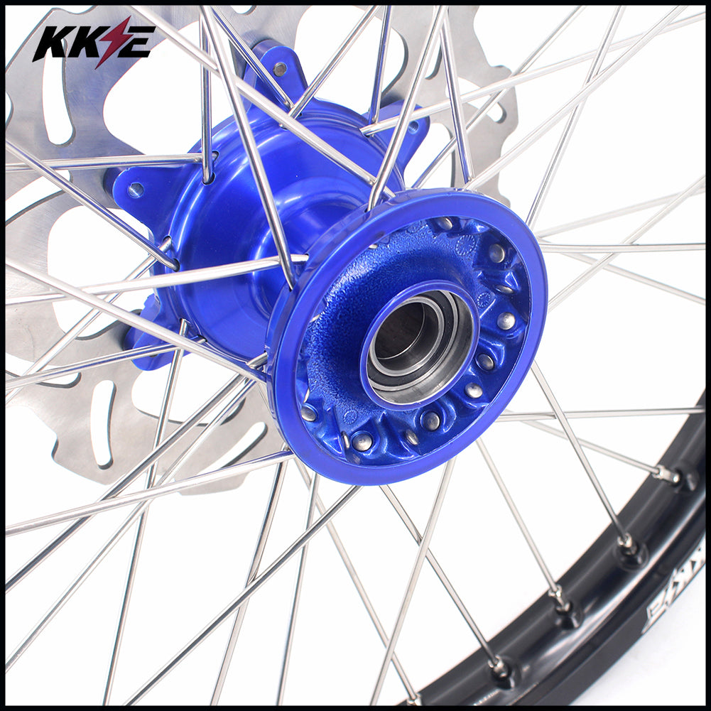 KKE 21 & 18 Cast Enduro Wheels For YAMAHA YZ250F 2001-2015 YZ450F 2003-2015