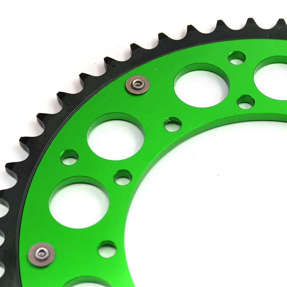 KKE 44T/48T/49T/50T/51T Green Blue Rear Billet Sprocket For KAWASAKI