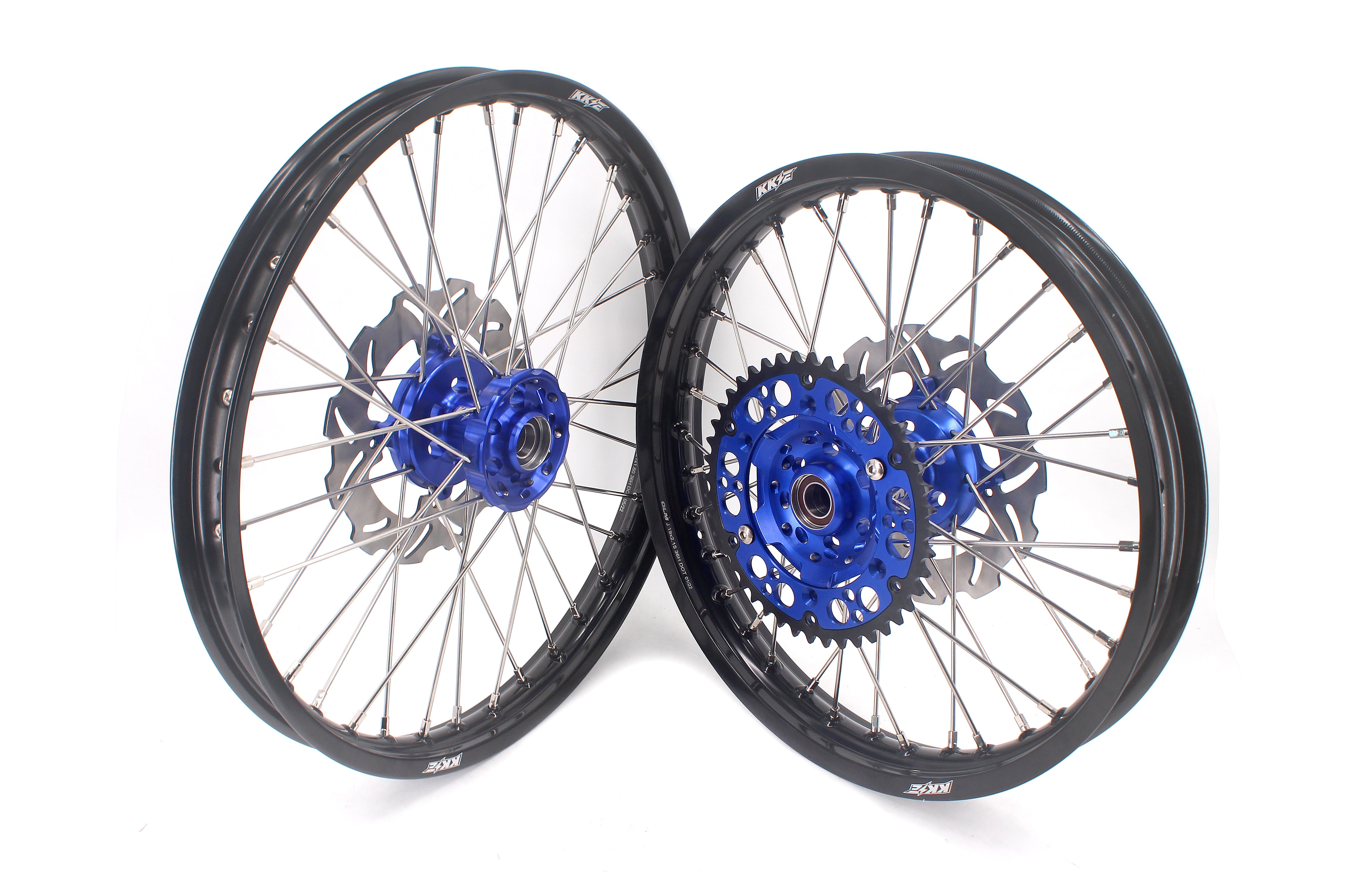 KKE 21/18 Wheels For KAWASAKI KX250F KX450F 2006-2014 KX125 KX250 250mm Disc